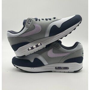 Nike Air Max 1 Football Grey Lilac Bloom Men Sneakers FD9082-001 Mens Size 10